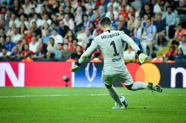 Istambul Turquia Agosto 2019 Kepa Arrizabalaga Durante Partida Das Finais — Fotografia de Stock