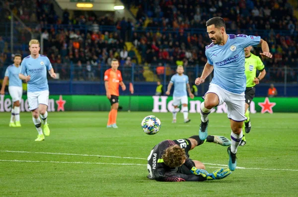 Kharkiv Ukraine September 2019 Ilkay Gundogan Player Uefa Champions League — Stok fotoğraf