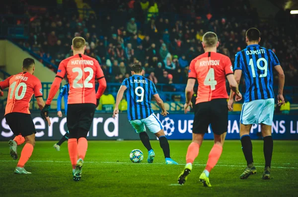 Kharkiv Ukraine December 2019 Luis Muriel Player Uefa Champions League — Stok fotoğraf