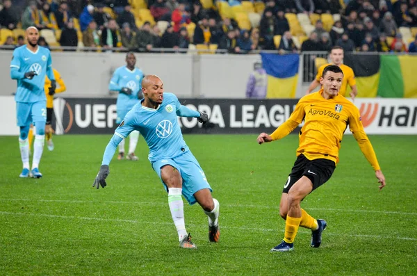 Lviv Ukraine Novembro 2019 Jogador Marcel Tisserand Durante Jogo Liga — Fotografia de Stock