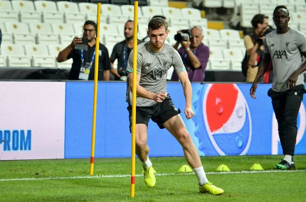 Istambul Turquia Agosto 2019 Adam Lallana Antes Partida Das Finais — Fotografia de Stock