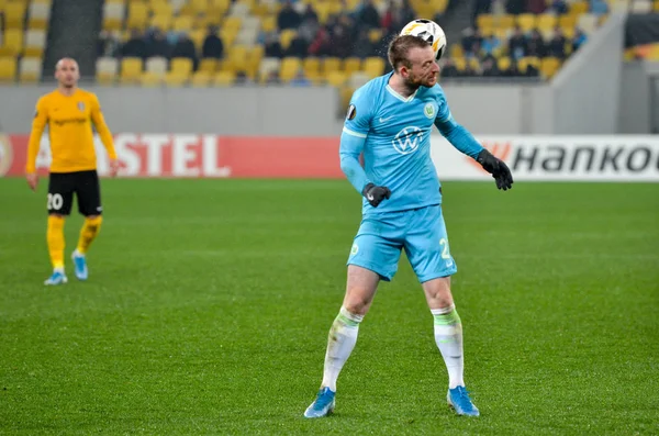 Lviv Ukraine Novembro 2019 Maximilian Arnold Jogador Durante Jogo Uefa — Fotografia de Stock