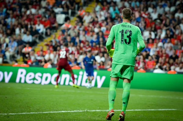 Istanbul Turecko Srpna 2019 Adrian Během Finálového Utkání Uefa Super — Stock fotografie