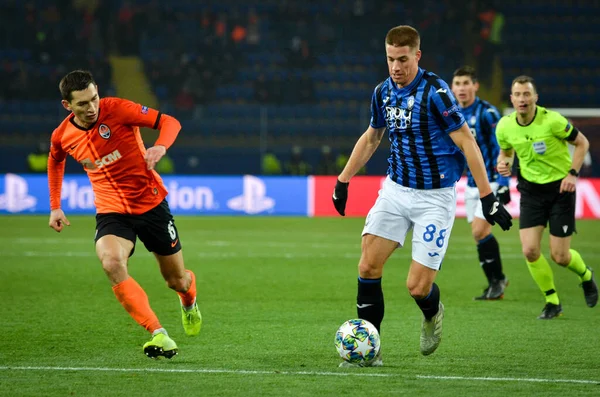 KHARKIV, UKRAINE - December 11, 2019: Mario Pasalic player during the UEFA Champions League match between Shakhtar vs Atalanta Bergamasca Calcio BC (Italy), Ukraine