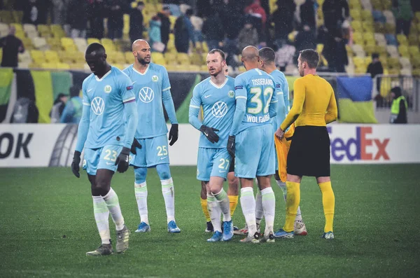 Lviv Oekraïne November 2019 Josuha Guilavogui Speler Tijdens Uefa Europa — Stockfoto