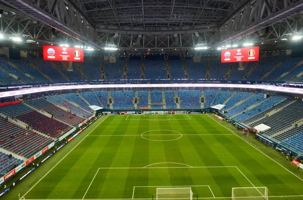 Saint Petersburg Russie Novembre 2019 Vue Générale Stade Gazprom Arena — Photo