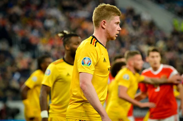 Saint Petersburg Rússia Novembro 2019 Jogador Kevin Bruyne Durante Jogo — Fotografia de Stock