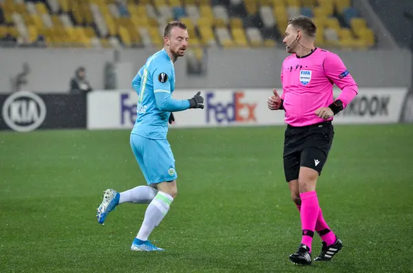 Lviv Ukraine Novembro 2019 Maximilian Arnold Jogador Durante Jogo Uefa — Fotografia de Stock