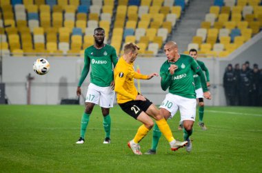LVIV, UKRAINE - November 07, 2019: Wahbi Khazri player during the UEFA Europa League match between Alexandria (Ukraine) vs AS Saint Etienne (France), Ukraine