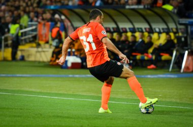 KHARKIV, UKRAINE - September 18, 2019: Ismaily player during the UEFA Champions League match between Shakhtar Donetsk vs Manchester City (England), Ukraine