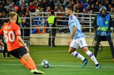 KHARKIV, UKRAINE - September 18, 2019: Ilkay Gundogan during the UEFA Champions League match between Shakhtar Donetsk vs Manchester City (England), Ukraine