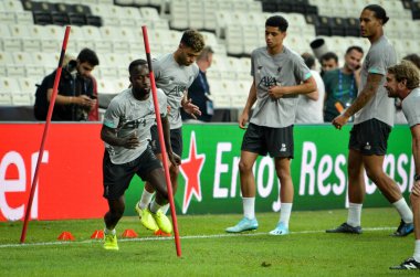 Istanbul, Turkey - August 14, 2019: Naby Keita before the UEFA Super Cup Finals match between Liverpool and Chelsea at Vodafone Park in Vodafone Arena, Turkey