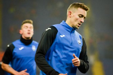 KHARKIV, UKRAINE - December 11, 2019: Mario Pasalic players during the UEFA Champions League match between Shakhtar vs Atalanta Bergamasca Calcio BC (Italy), Ukraine
