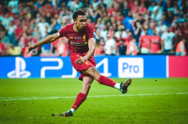 İstanbul, Türkiye - 14 Ağustos 2019: Trent Alexander-Arnol