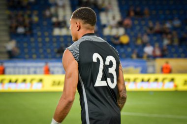 DNIPRO, UKRAINE - September 10, 2019: Leon Balogun during the friendly match between national team Ukraine against Nigeria national team, Ukraine