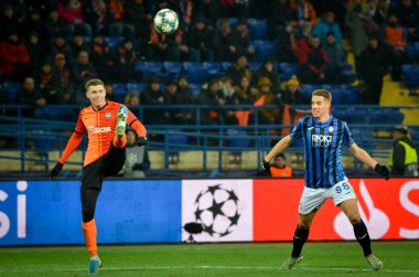 KHARKIV, UKRAINE - December 11, 2019: Mario Pasalic player during the UEFA Champions League match between Shakhtar vs Atalanta Bergamasca Calcio BC (Italy), Ukraine