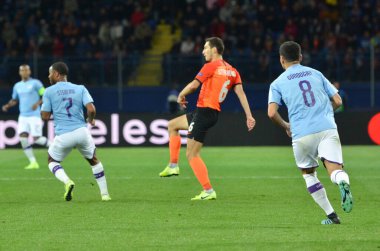 KHARKIV, UKRAINE - September 18, 2019: Ilkay Gundogan player during the UEFA Champions League match between Shakhtar Donetsk vs Manchester City (England), Ukraine