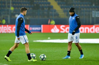KHARKIV, UKRAINE - December 11, 2019: Luis Muriel player during the UEFA Champions League match between Shakhtar vs Atalanta Bergamasca Calcio BC (Italy), Ukraine