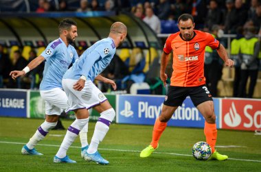KHARKIV, UKRAINE - September 18, 2019: Kyle Walker during the UEFA Champions League match between Shakhtar Donetsk vs Manchester City (England), Ukraine