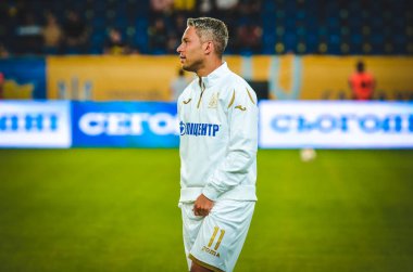 DNIPRO, UKRAINE - September 10, 2019: Marlos player during the friendly match between national team Ukraine against Nigeria national team, Ukraine