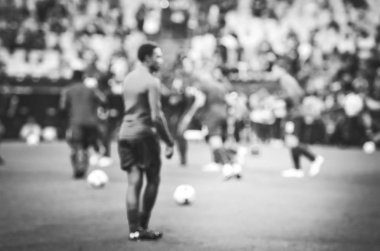 İstanbul, Türkiye - 14 Ağustos 2019: Türkiye 'nin Vodafon Arena stadyumunda Liverpool ile Chelsea arasında oynanan Uefa Süper Kupa Finalleri maçında futbolcu odaklanamadı