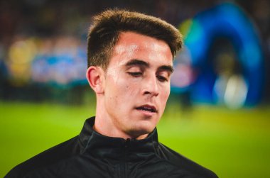 KHARKIV, UKRAINE - September 18, 2019: John Stones player during the UEFA Champions League match between Shakhtar Donetsk vs Manchester City (England), Ukraine