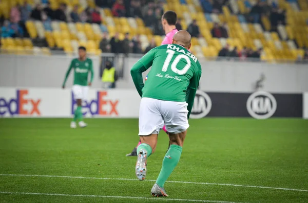 Lviv Ukraine November 2019 Wahbi Khazri Player Uefa Europa League — стокове фото