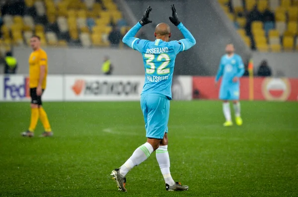 Lviv Ukrajna 2019 November Marcel Tisserand Játékos Uefa Europa League — Stock Fotó