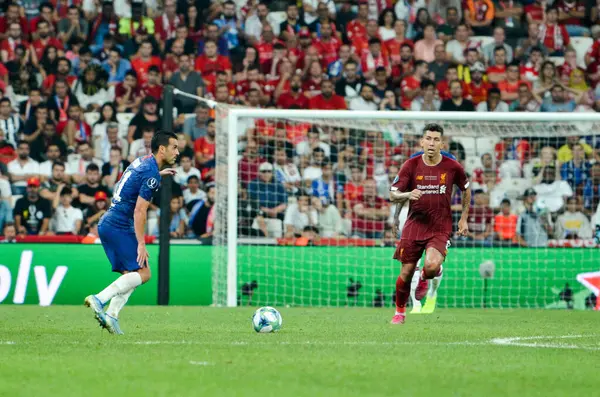 Istanbul Turkey August 2019 Pedro Player Uefa Super Cup Finals — Φωτογραφία Αρχείου