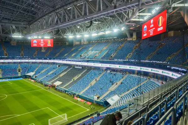 Saint Petersburg Russie Novembre 2019 Vue Générale Stade Gazprom Arena — Photo