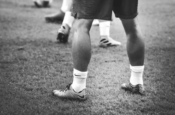 Istanbul Turkey August 2019 Soccer Training Session Unknown Football Players — Stock Photo, Image