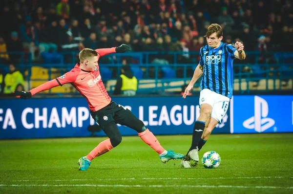KHARKIV, UKRAINE - December 11, 2019: Marten de Roon player during the UEFA Champions League match between Shakhtar vs Atalanta Bergamasca Calcio BC (Italy), Ukraine