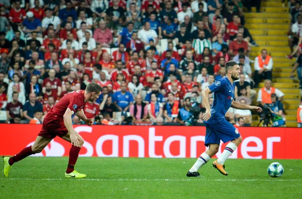 Istambul Turquia Agosto 2019 Jogador Mateo Kovacic Durante Partida Das — Fotografia de Stock