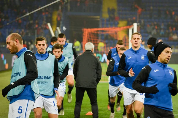 Kharkiv Ukraine December 2019 Andrea Masiello Papu Gomez Uefa Champions — стокове фото