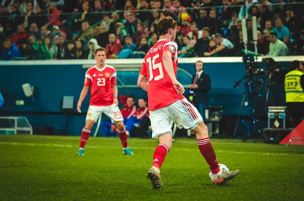 Saint Petersburg Russia November 2019 Aleksey Miranchuk Player Uefa Euro — Stok fotoğraf