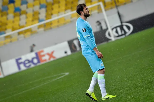 Lviv Ukraina November 2019 Admir Mehmedi Spelare Uefa Europa League — Stockfoto