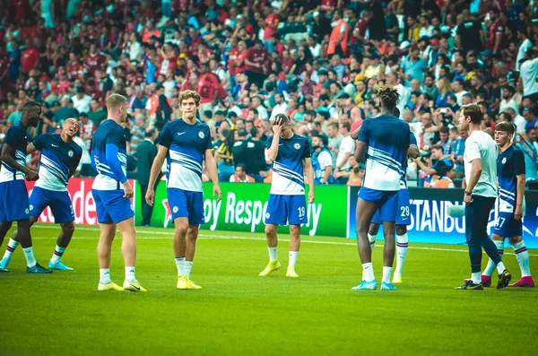 Istambul Turquia Agosto 2019 Jogador Chelsea Football Durante Partida Das — Fotografia de Stock