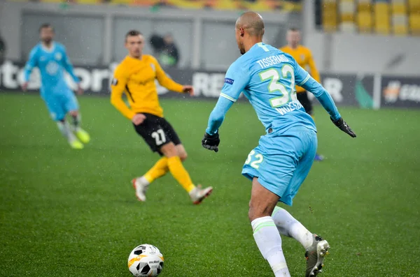 Lviv Ukraine Novembro 2019 Jogador Marcel Tisserand Durante Jogo Liga — Fotografia de Stock