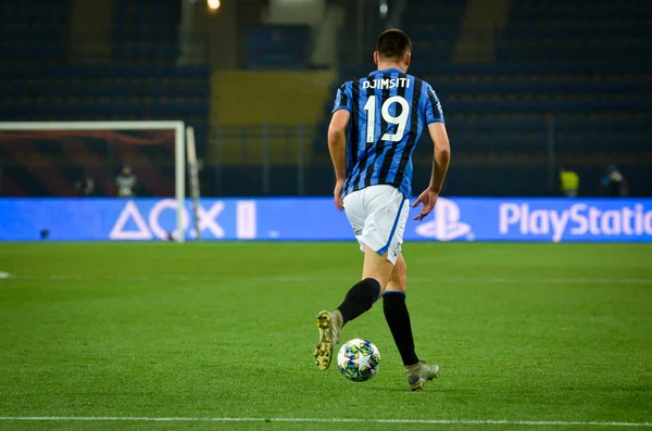 Kharkiv Ukraine December 2019 Berat Djimsiti Player Uefa Champions League — Stock Fotó