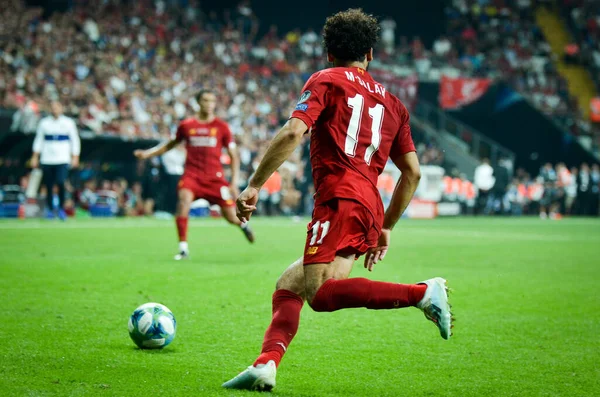 Istanbul Turcia August 2019 Mohamed Salah Timpul Meciului Din Finala — Fotografie, imagine de stoc