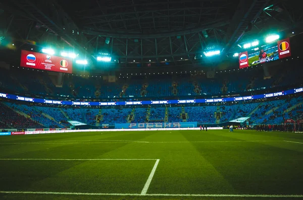 Saint Petersburg Russie Novembre 2019 Vue Générale Stade Gazprom Arena — Photo