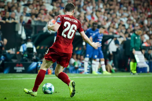 Istanbul Turquie Août 2019 Andrew Robertson Finale Super Coupe Uefa — Photo