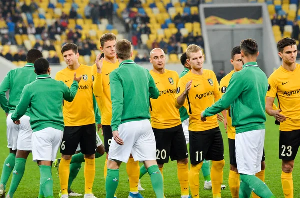 Lviv Ukraine Novembre 2019 Joueur Football Lors Match Uefa Europa — Photo