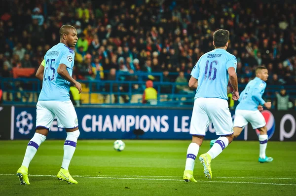 Kharkiv Ukraine Septembre 2019 Rodri Fernandinho Lors Match Uefa Champions — Photo