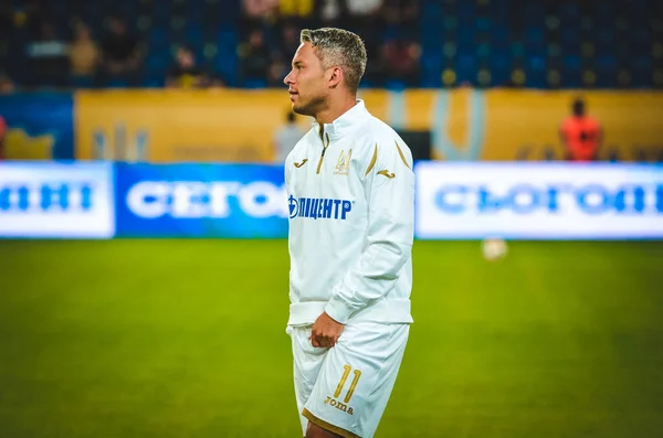 Dnipro Ucrania Septiembre 2019 Jugador Marlos Durante Partido Amistoso Entre — Foto de Stock