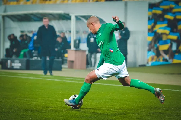 Lviv Ucrania Noviembre 2019 Jugador Wahbi Khazri Durante Partido Uefa — Foto de Stock