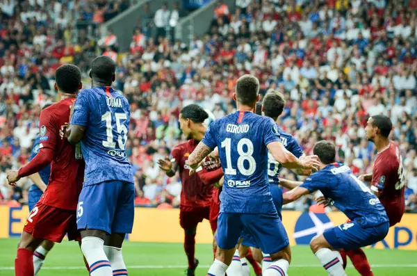 Istanbul Turkey August 2019 Olivier Giroud Uefa Super Cup Finals — Zdjęcie stockowe