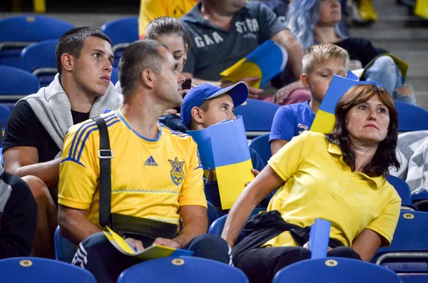 Dnipro Ukraine September 2019 Fans Ukrainian National Team Kiev Dynamo — Φωτογραφία Αρχείου