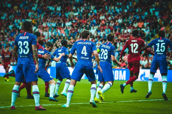 Istanbul Turchia Agosto 2019 Chelsea Giocatore Calcio Durante Finale Della — Foto Stock
