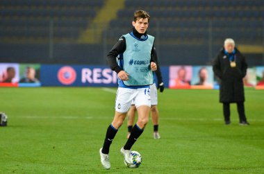 KHARKIV, UKRAINE - December 11, 2019: Marten de Roon players during the UEFA Champions League match between Shakhtar vs Atalanta Bergamasca Calcio BC (Italy), Ukraine
